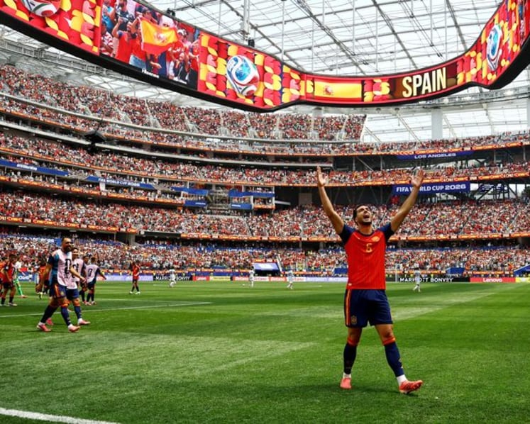 Magic Merino strikes again as Spain down Belgium to reach World Cup semis