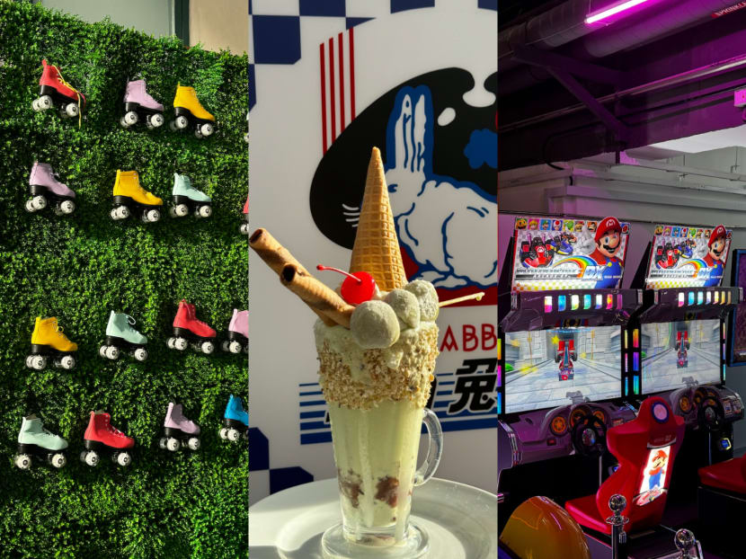 Visit a roller skating rink, White Rabbit pop-up cafe and arcade in one location at Clarke Quay Visit a roller skating rink, White Rabbit pop-up cafe and arcade in one location at Clarke Quay