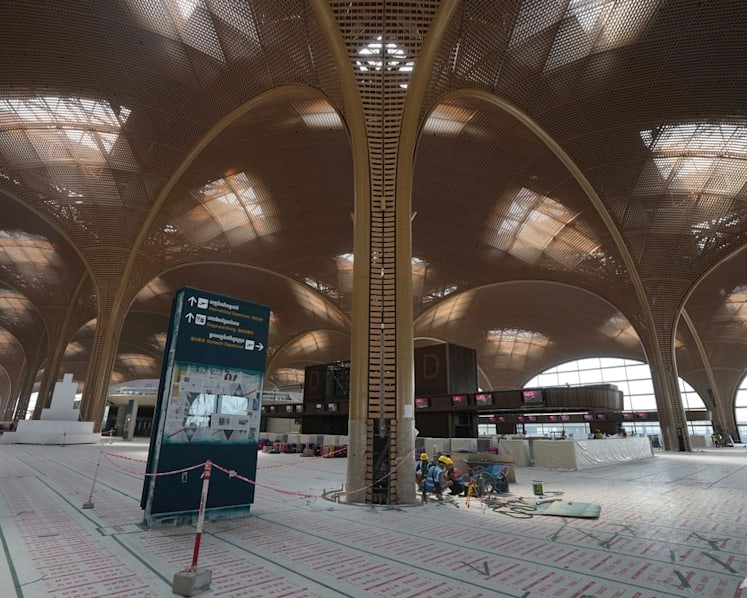 A major new international airport to serve Cambodia's capital and boost tourism is due to open in July