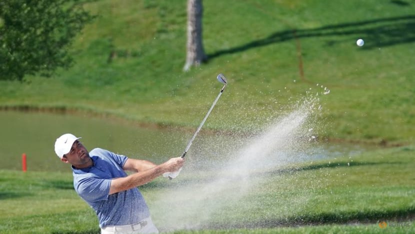 Scheffler equals PGA scoring record, savors 'dream' hometown win