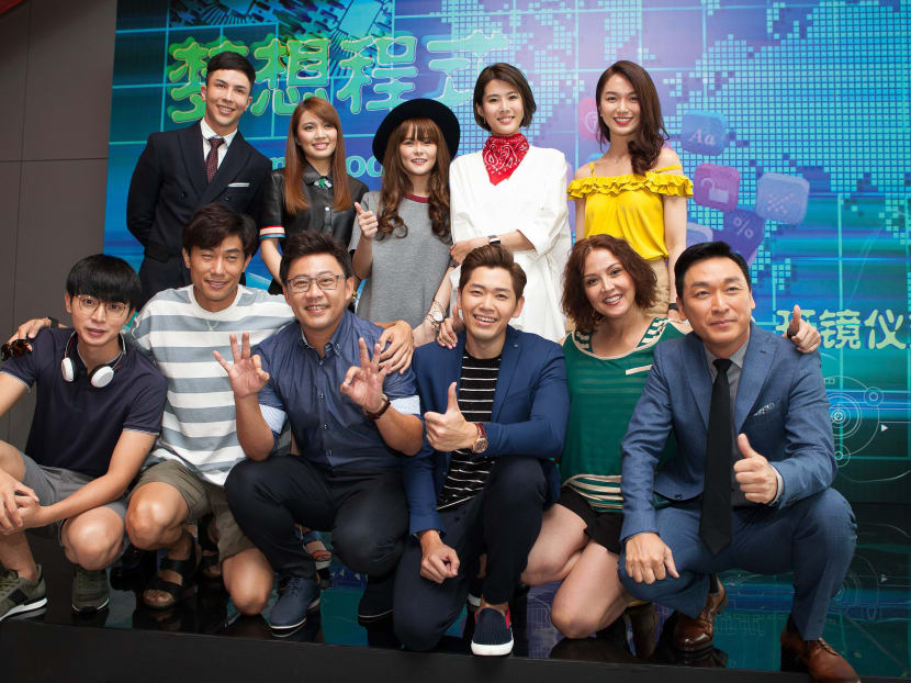 Do you buy these telegenic cast members such as Joanne Peh and Romeo Tan as the next Mark Zuckerberg? (Photo: Chua Hongyin)