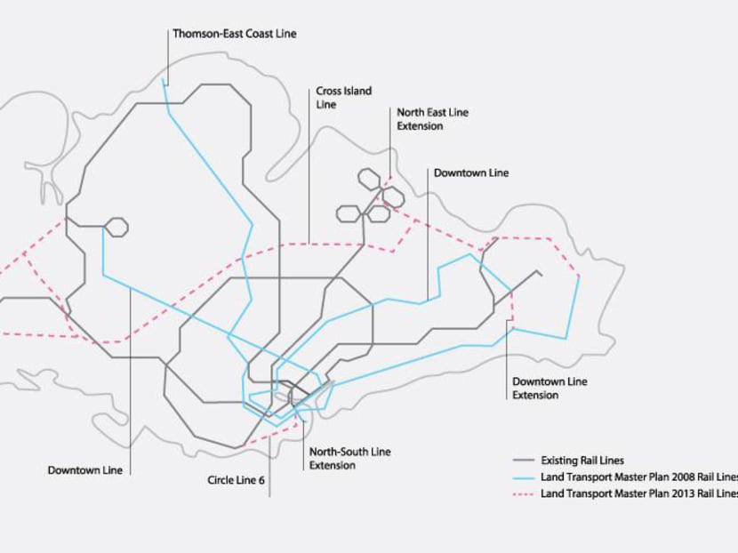 A look at the Cross-Island Line. Photo: LTA