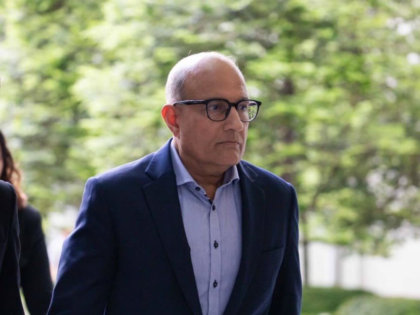 Former Transport Minister S Iswaran arrives at the State Courts on Feb 8, 2024. 