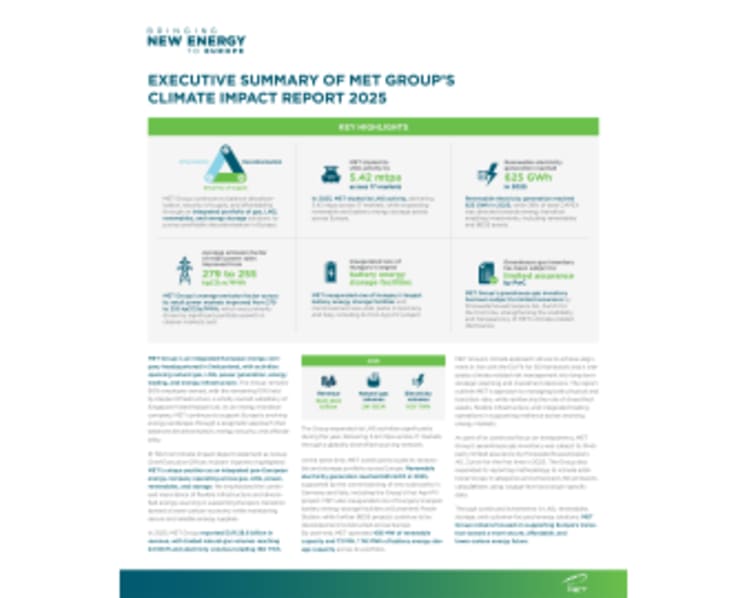 MET Group’s Climate Impact Report Confirms The Company’s Contribution to Profitable Decarbonisation