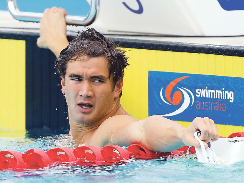 Adrian gave his thumbs-up to the Swim Stars format, which forces the swimmers to get down to business the minute they step up to the block. PHOTO: GETTY IMAGES