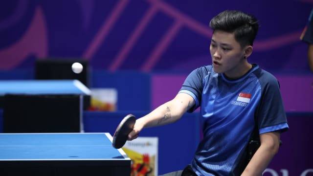 亚细安残运会：我国乒乓球选手卓淑敏摘下银牌