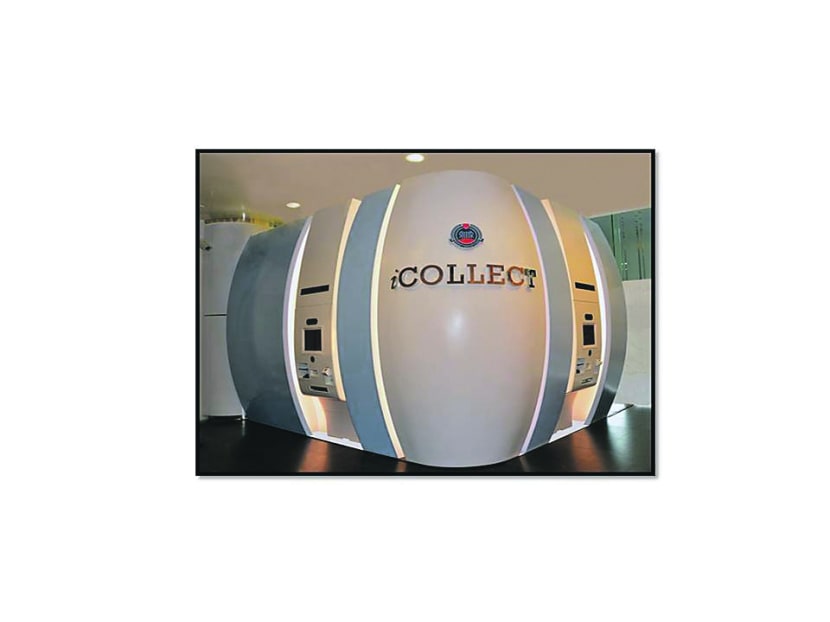 The iCollect self-service machine. Photo: ICA