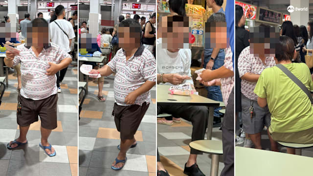 称手受伤找工不易 阿叔熟食中心转售万字票糊口