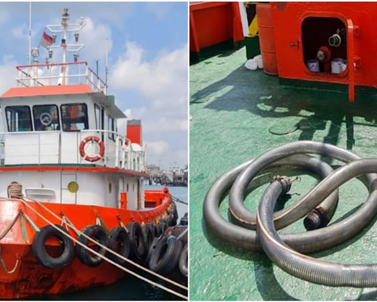 10 men arrested for illegal marine fuel transaction off Sembawang Shipyard