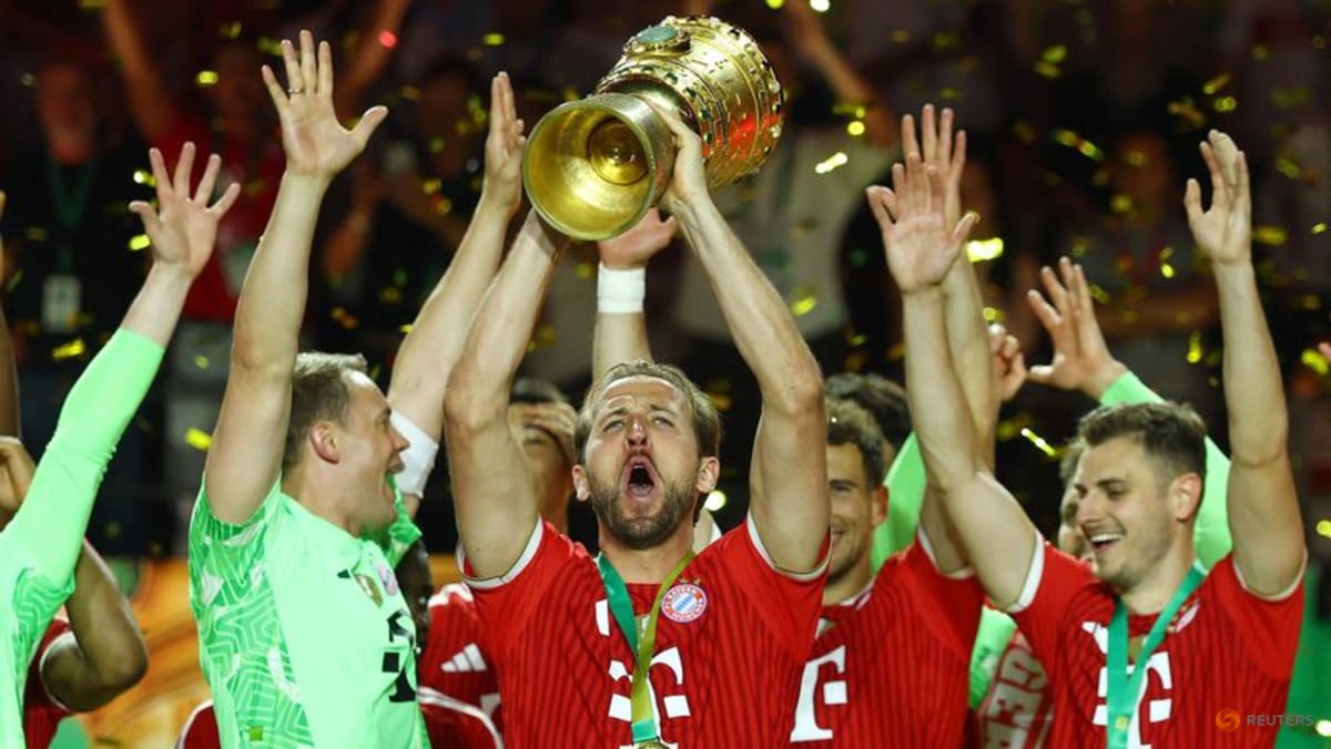 Kane hat-trick hands Bayern German Cup victory and domestic double