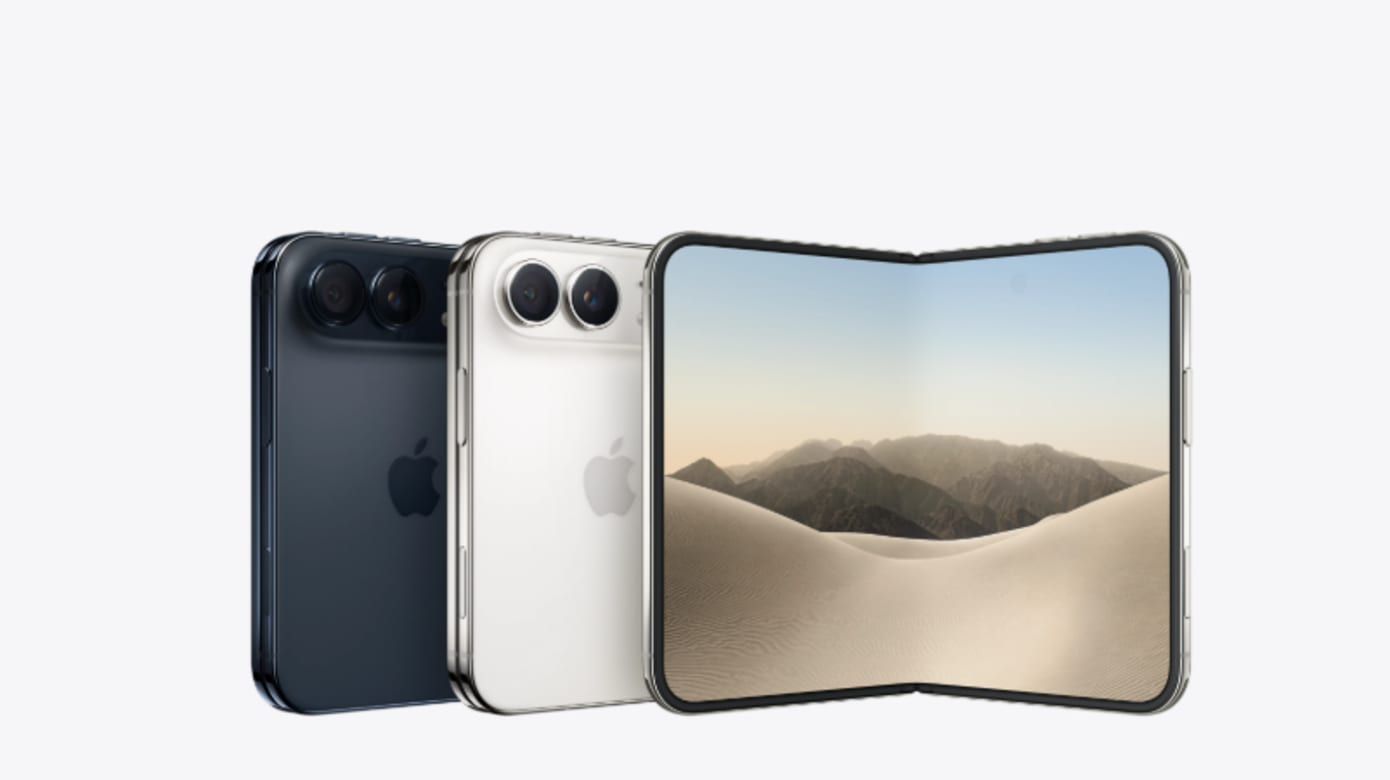 苹果公司推出首款折叠手机iPhone Duo。（图：苹果官网）