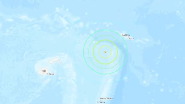 太平洋岛国汤加7.6级地震 目前没有人命伤亡
