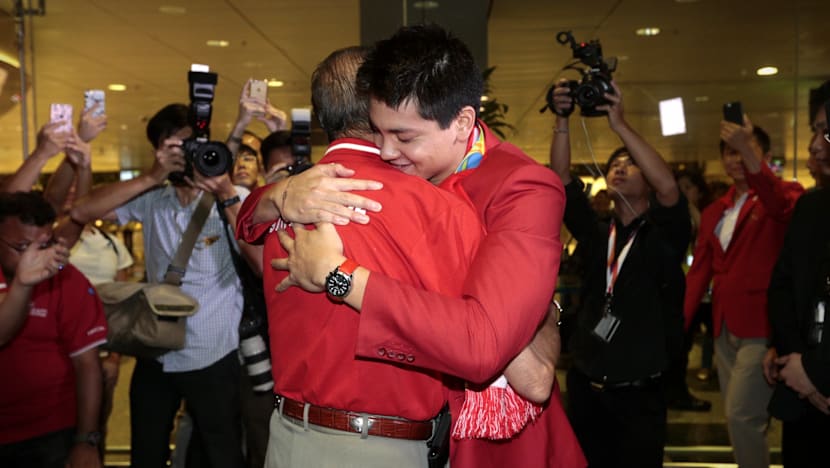 Lord of the butterfly Joseph Schooling feted like a king on return