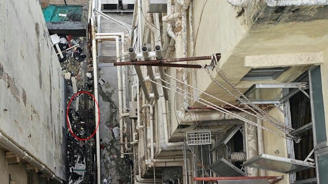 香港50岁工人连支架坠落七层楼 送院抢救不治