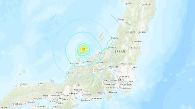 日本发生地震 初步估计地震级数为5.9级