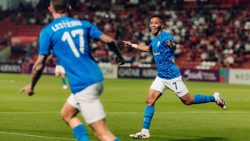 Lion City Sailors a step closer to AFC Champions League 2 quarters after 3-2 first leg win over Muangthong Lion City Sailors a step closer to AFC Champions League 2 quarters after 3-2 first leg win over Muangthong
