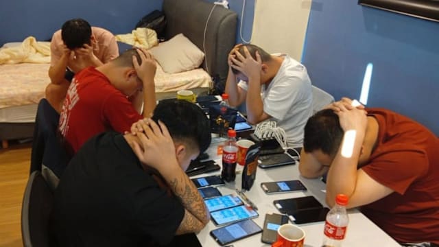 专骗中国人 槟城捣破爱情诈骗中心20外籍男落网 