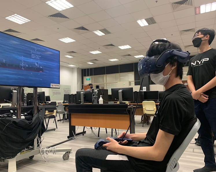 From the classroom to the skies: How NYP students developed a VR training system for the RSAF