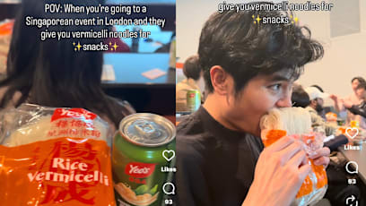 S'pore Event In London Gives Out Goodie Bags Of SG Snacks, And It Included... Uncooked Bee Hoon? 