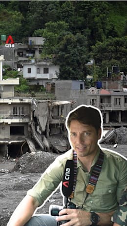 Trail of destruction seen along Nepal's Trishuli River flood disaster zone