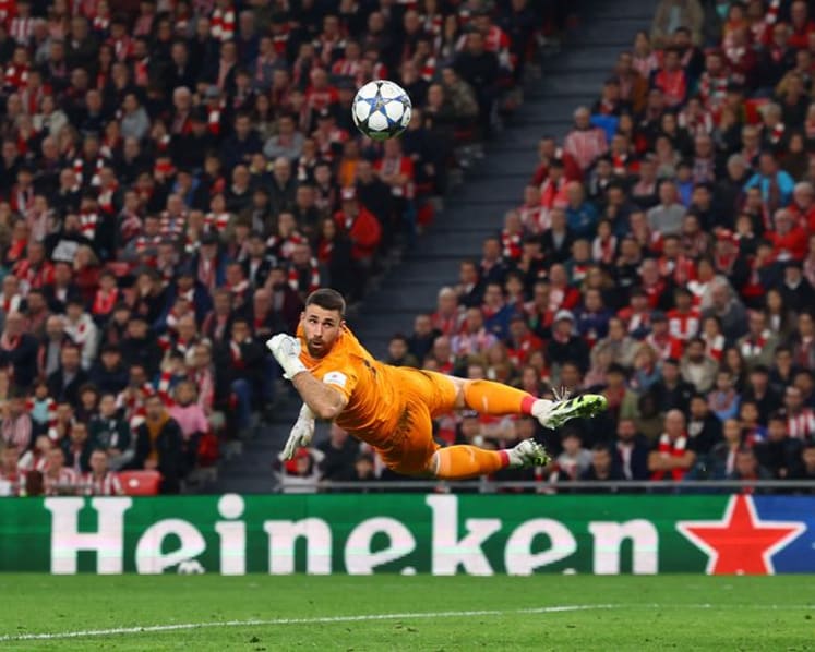 PSG held to goalless draw as Athletic Bilbao's Simon shines between the posts