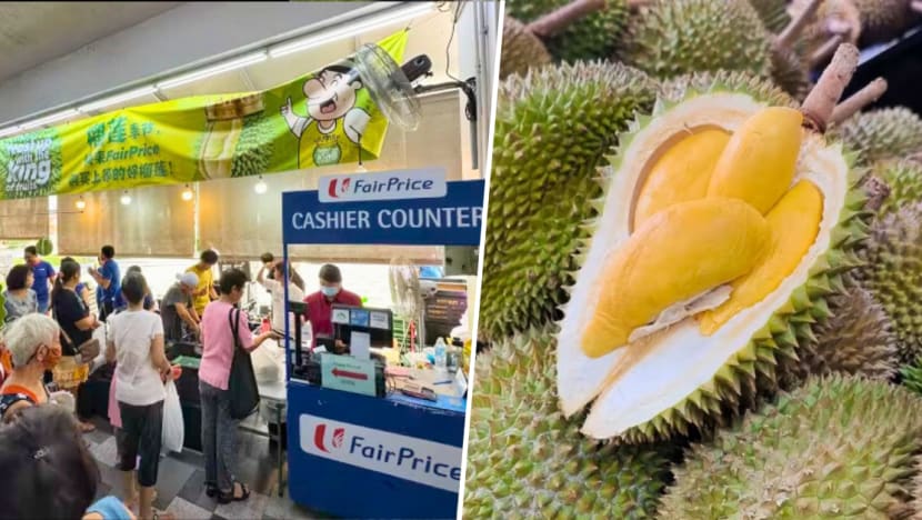 Durian Season Is Here & FairPrice Supermarket Is Offering Durians At $1.95 Each 