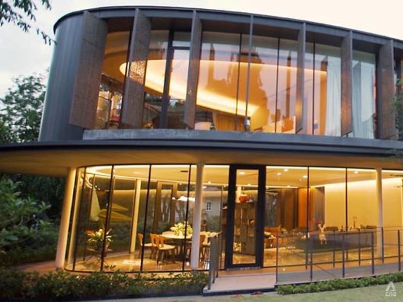 For this multigenerational family, home is an oval-shaped Good Class Bungalow