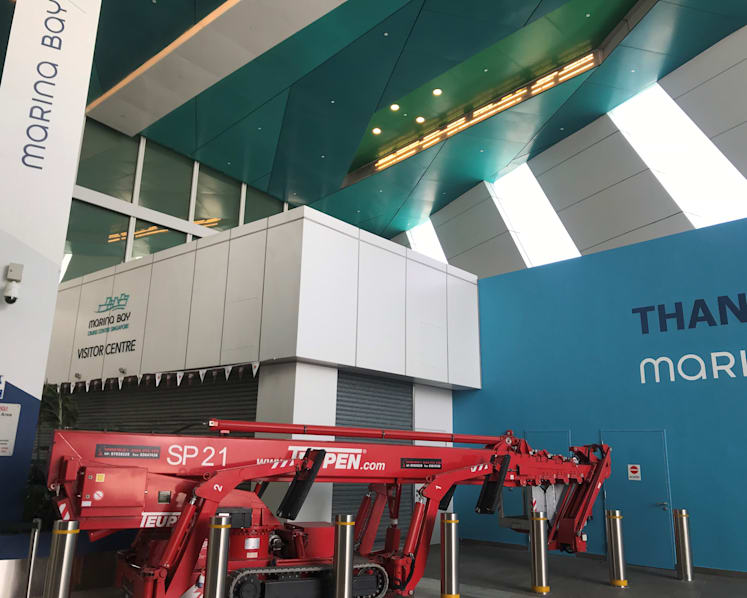 Some ceiling panels, lights ‘come loose’ at Marina Bay Cruise Centre after RSAF50 aerial display