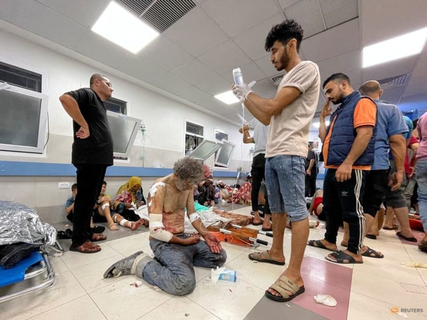 Israel strikes ambulance near Gaza hospital, 15 reported killed