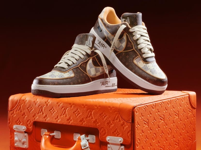 The Louis Vuitton Nike Air Force 1s have sold for a total of US 25.3 million