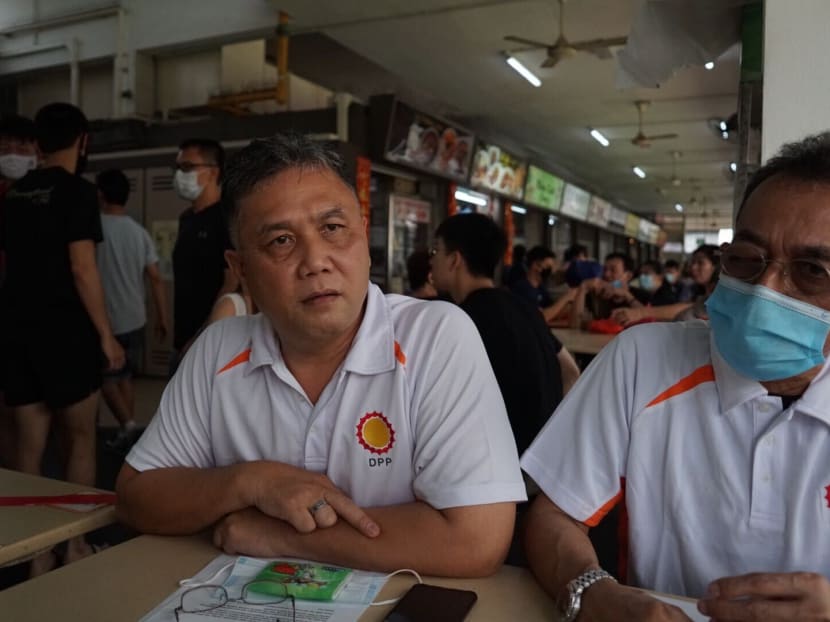 Democratic Progressive Party secretary-general Hamim Aliyas (left) speaking at a press briefing held at MacPherson Market and Food Centre on June 27, 2020. Democratic Progressive Party secretary-general Hamim Aliyas (left) speaking at a press briefing held at MacPherson Market and Food Centre on June 27, 2020.