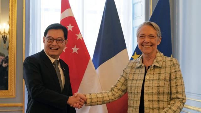 副总理王瑞杰同法国教长会面 探讨两国在教育和设计等深化合作