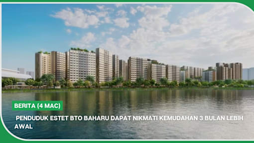 BERITA (4 Mac) | Penduduk estet BTO baharu dapat nikmati kemudahan 3 bulan lebih awal