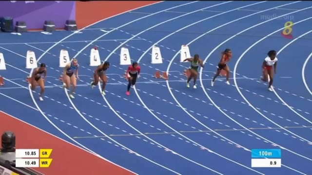 我国女飞人珊蒂女子100米短跑 晋级半决赛并刷新纪录