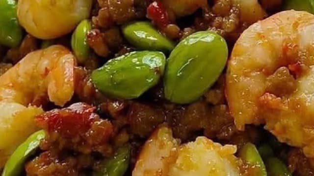 食谱：臭豆肉碎虾
