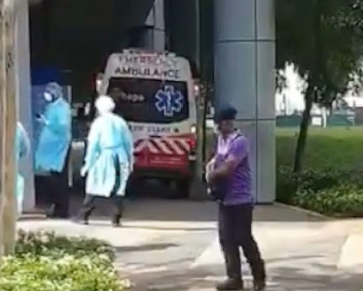 Patient suspected of having Wuhan virus taken from Eastpoint Mall to Tan Tock Seng Hospital