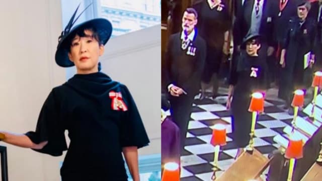 Sandra Oh现身英女王国葬　出席原因曝光