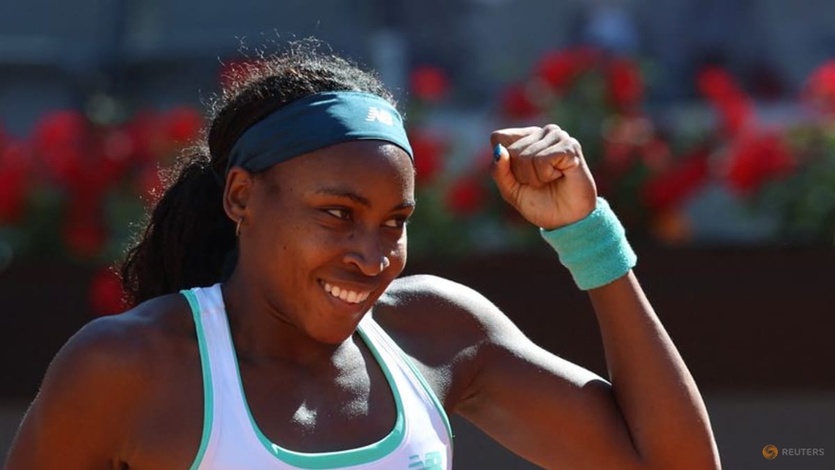 Gauff eases past Cirstea to reach second straight Italian Open final
