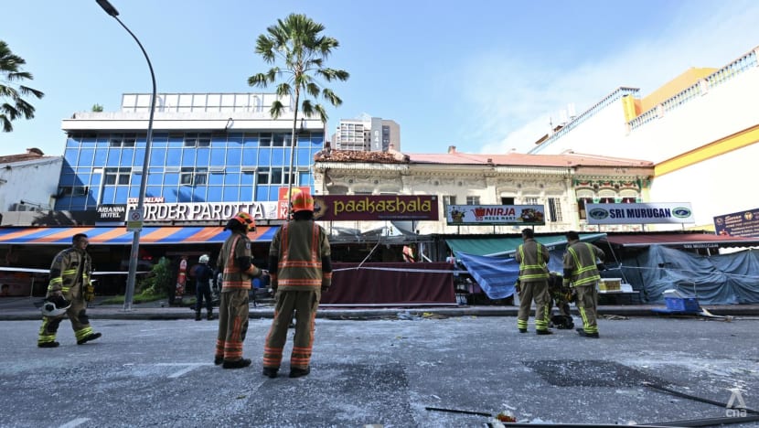 Partial collapse of Syed Alwi Road shophouses due to 'suspected gas explosion': BCA Partial collapse of Syed Alwi Road shophouses due to 'suspected gas explosion': BCA