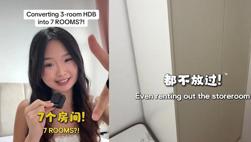 S'pore-Based Content Creator Says Her Ex-Landlord Turned 3-Room HDB Flat Into 7 Bedrooms