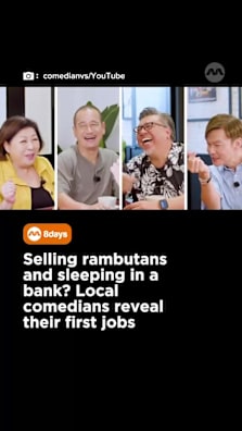 Before becoming familiar faces on screen, they had surprising day jobs, just like the rest of us. #8dayssg #8dayssglocalent #comedians #jobs #fypsg  
