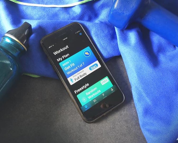 health free app for workout on iphone