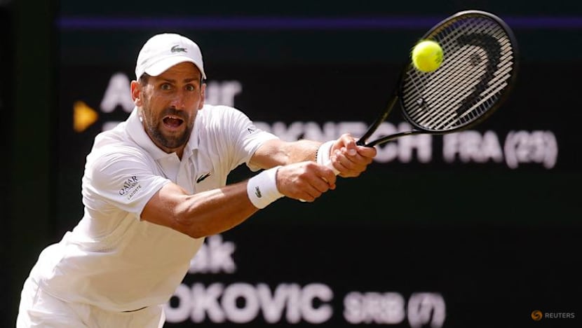 Dashing Djokovic matches Federer with 105th Wimbledon match win