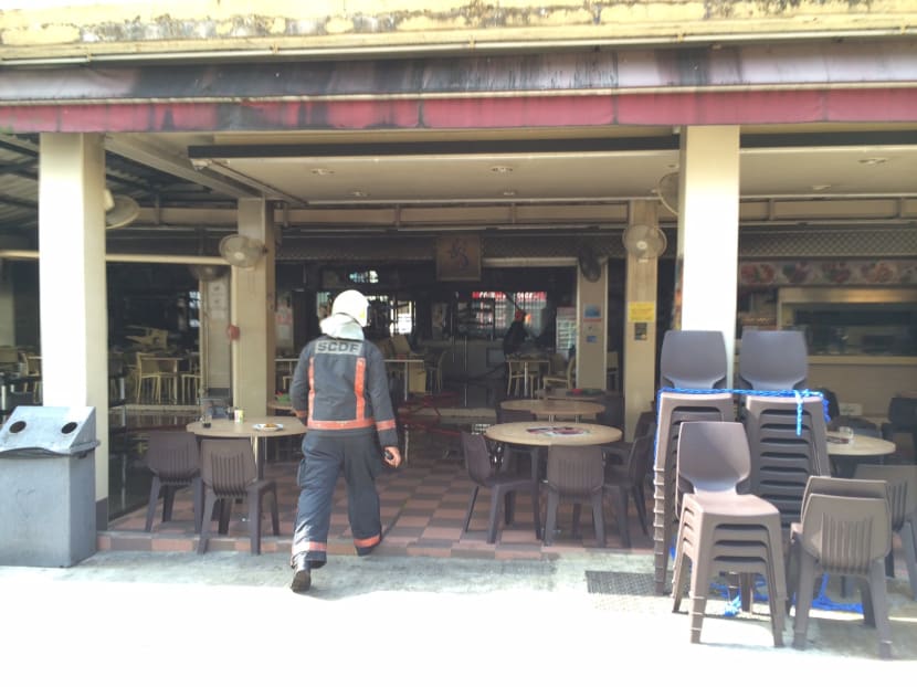 Fire breaks out at coffee shop at Marine Terrace