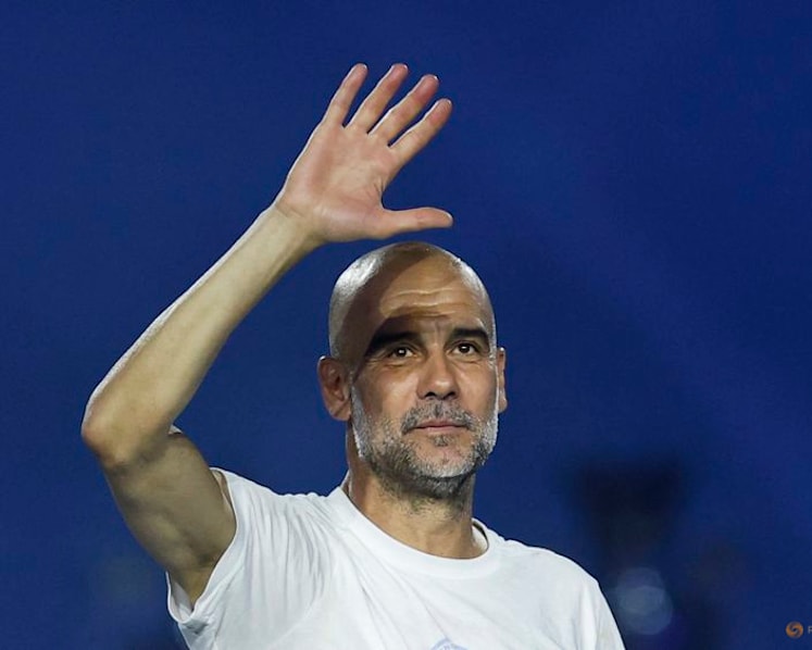 Guardiola's office contents, including coffee cups and ceramic turtles, up for auction