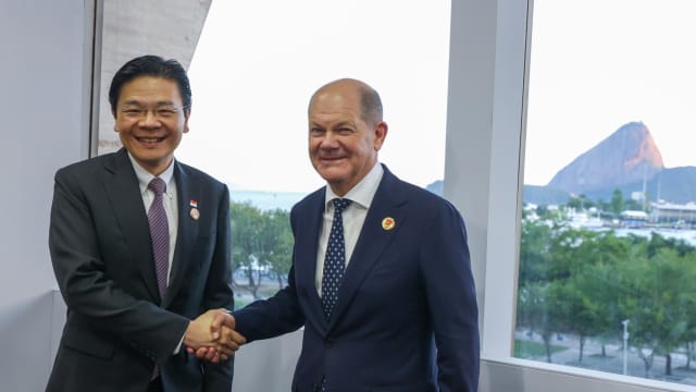 新加坡和德国宣布成为战略伙伴 多个领域展开合作