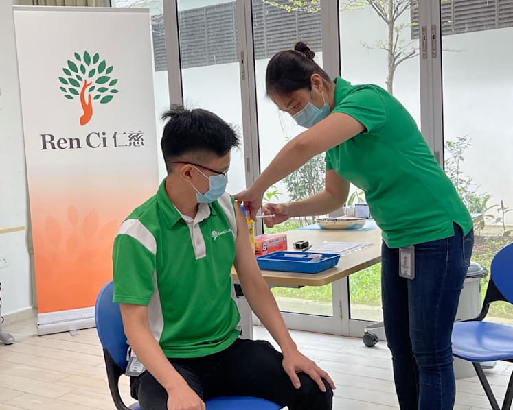 Vaccination exercise begins for Home Team officers and Ren Ci employees; experts warn against misinformation circulating