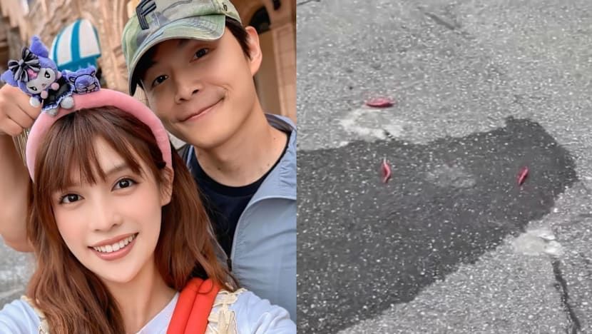 Wife Of 5566's Tony Sun Discovers Singaporeans' Ritual To Prevent Rain On Her Recent Visit