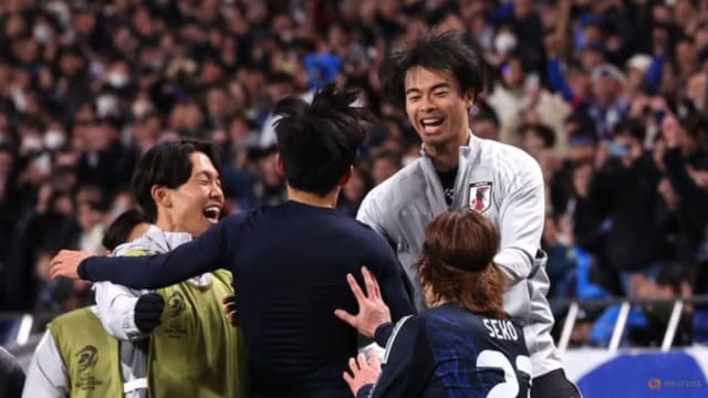 世界杯亚洲区外围赛：日本率先晋级2026年世界杯决赛圈