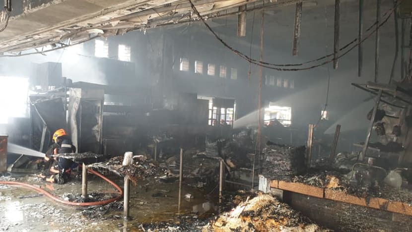 Fire breaks out at coffee shop at Tampines St 81